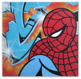 SEEN   "Spiderman"  Aerosol on  Canvas