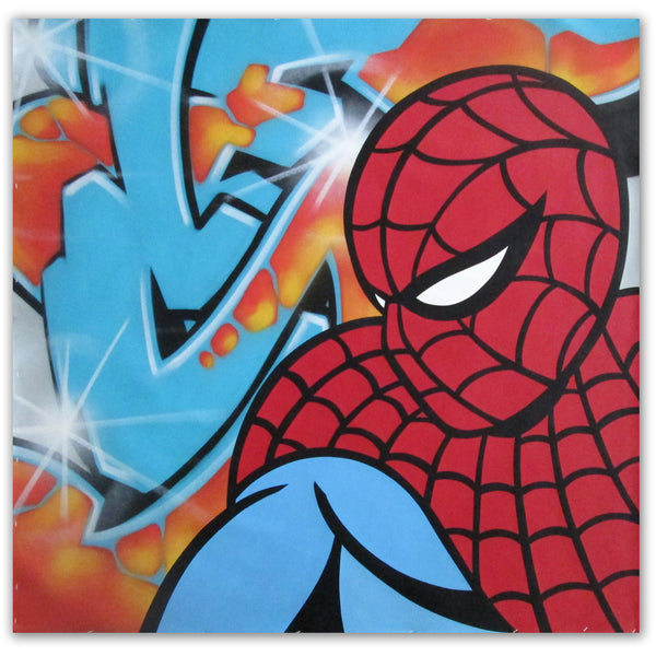 SEEN   "Spiderman"  Aerosol on  Canvas