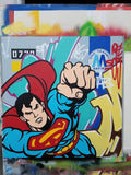 GRAFFITI ARTIST SEEN  -  "Superman"  Aerosol on  Canvas