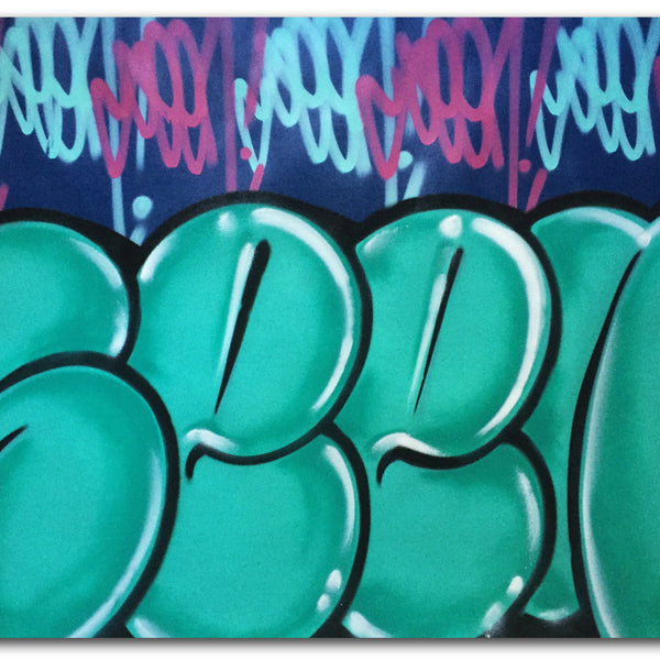 GRAFFITI ARTIST SEEN - "Bubble w/Tags 3 -  Painting