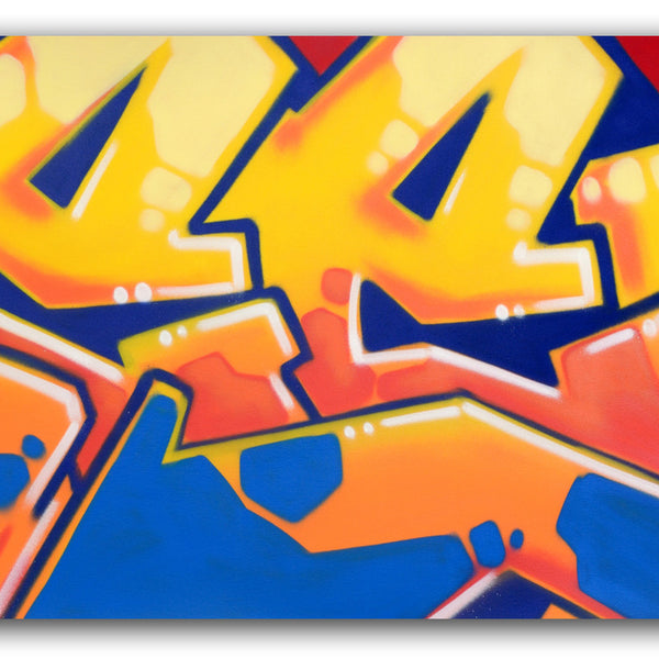 GRAFFITI ARTIST SEEN -  "SEEN Wildstyle"  Aerosol  on  Canvas