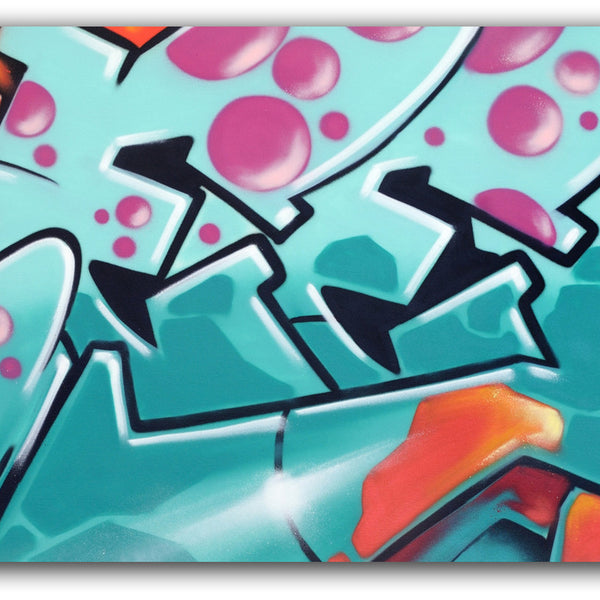 GRAFFITI ARTIST SEEN -  "SEEN Wildstyle"  Aerosol  on Canvas