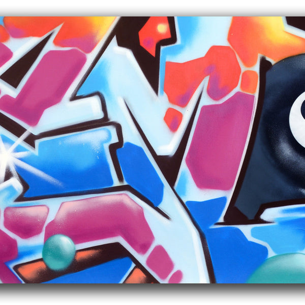 GRAFFITI ARTIST SEEN -  "DEMON"  Aerosol on Canvas