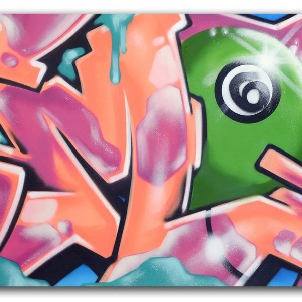 GRAFFITI ARTIST SEEN -  "DEMON 2"  Aerosol on Canvas