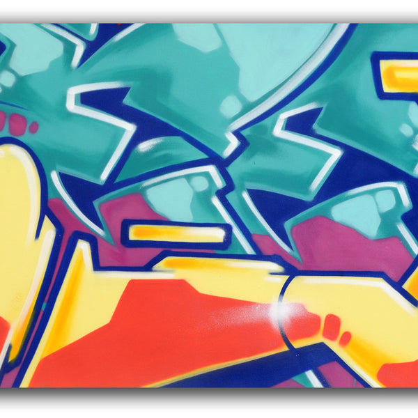 GRAFFITI ARTIST SEEN -  "SEEN Wildstyle"  Aerosol  on  Canvas