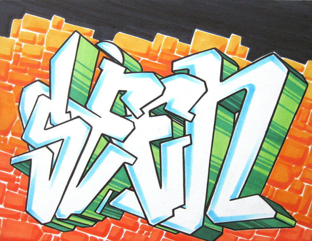 GRAFFITI ARTIST SEEN - WildStyle 3- Drawing