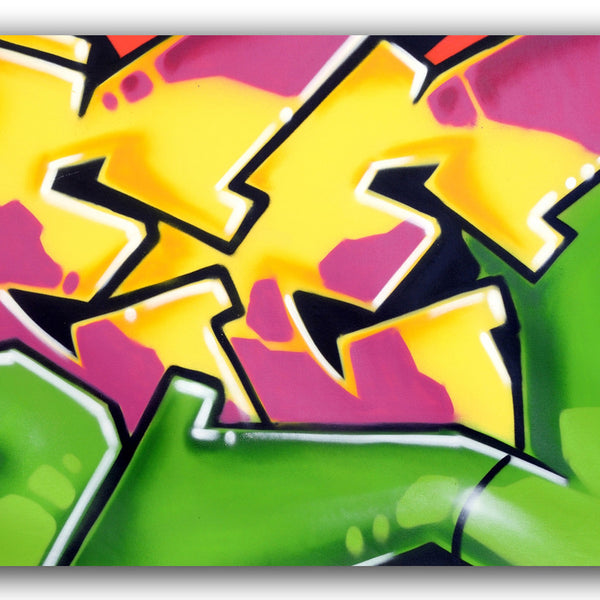 GRAFFITI ARTIST SEEN -  "SEEN"  Aerosol on Canvas