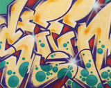 GRAFFITI ARTIST SEEN  -  "Wildstyle 16"  Aerosol on  Canvas