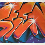 GRAFFITI ARTIST SEEN  -  "Wildstyle 1"  Aerosol on  Canvas