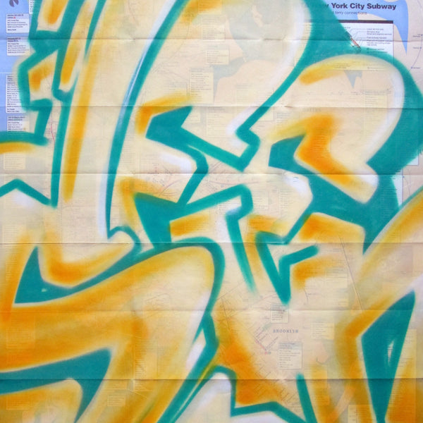 GRAFFITI ARTIST SEEN -  "Full SEEN" NYC Map