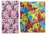 SEEN  -  "Large Multi Tags and Pink Multi tags"  Aerosol on  Canvas