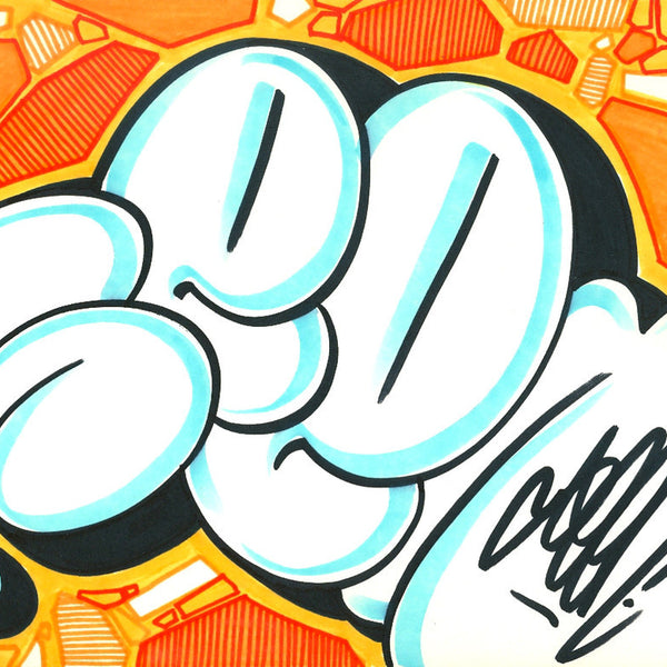 GRAFFITI ARTIST SEEN - Bubble SEEN 2- Drawing