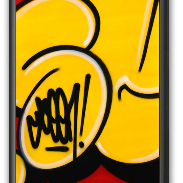 GRAFFITI ARTIST SEEN -  "Subway S #15"  Painting on paper