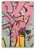 GRAFFITI ARTIST SEEN -  "Mad Transit #15"  Painting on Canvas