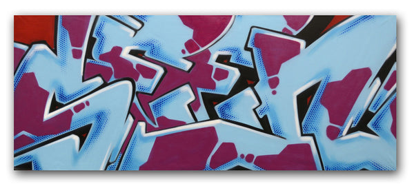 GRAFFITI ARTIST SEEN -  "SEEN WILD STYLE" Painting