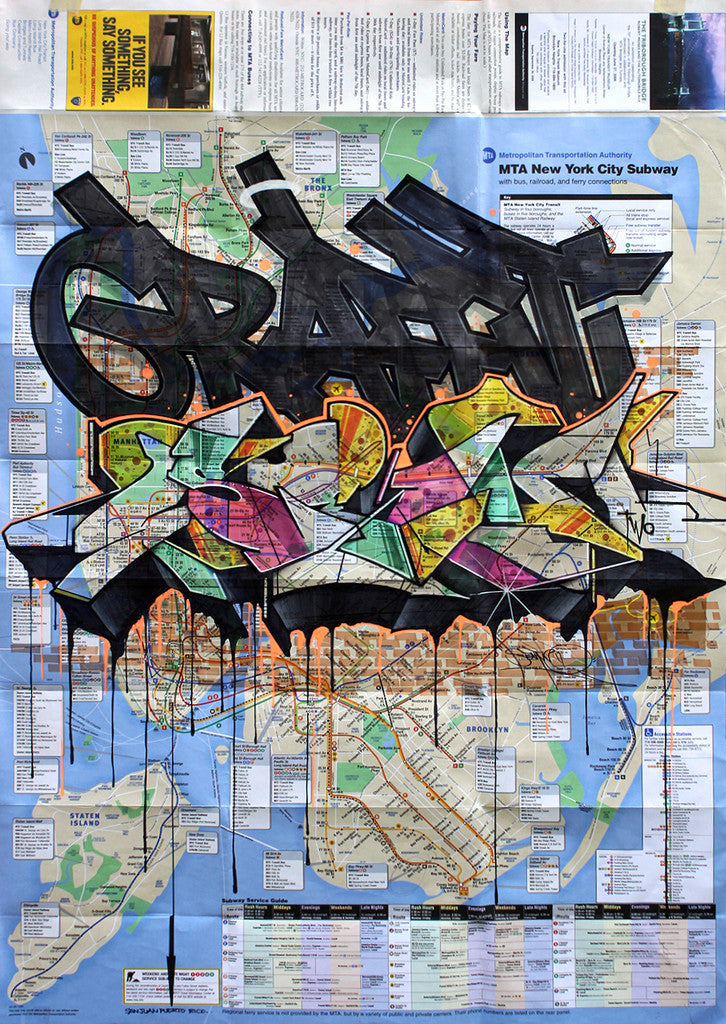 SEN2 - "Graffiti (SEN) " NYC Map