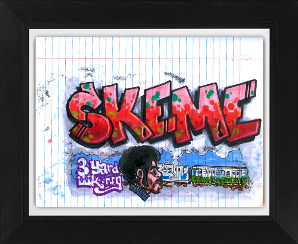 SKEME - "3 Yard King" Color Drawing