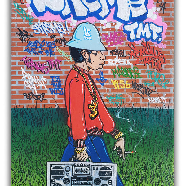 SKEME - "Step on a Crack" Painting