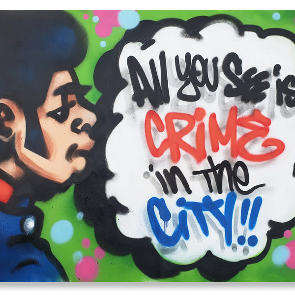 SKEME - "Crime in the City 2" Painting