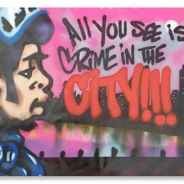 SKEME - "Crime in the City" Painting