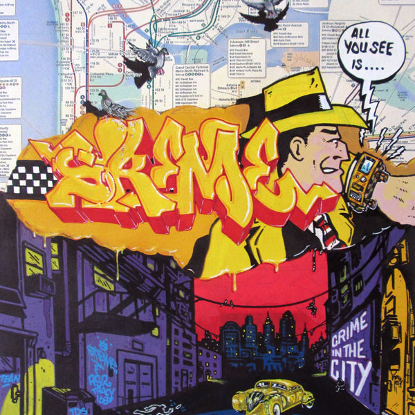 SKEME - "Crime in the City" painting