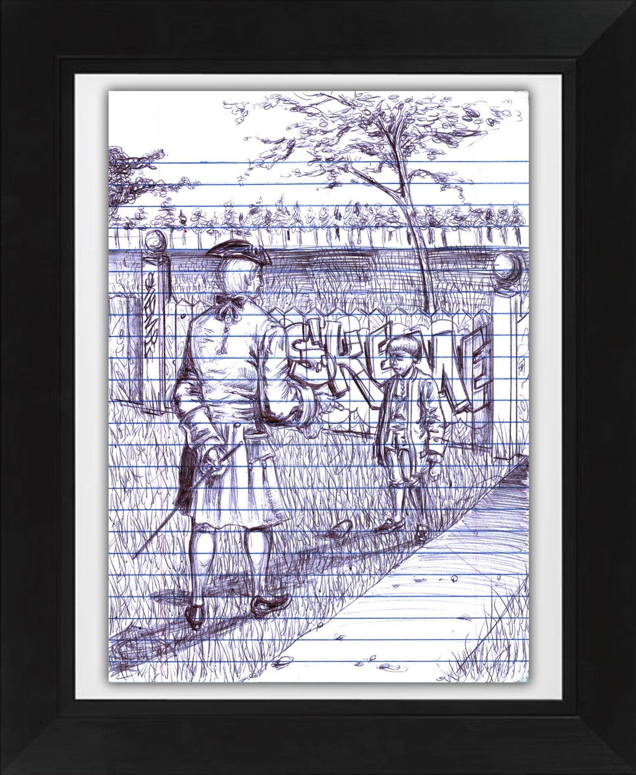SKEME - "I Cannot Tell a Lie" Drawing
