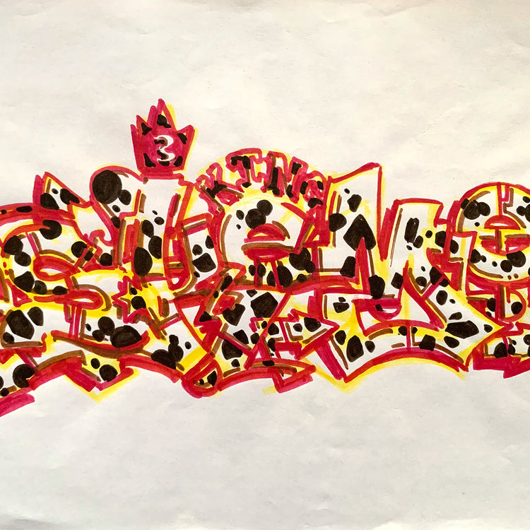 SKEME - "Ladder #3" Drawing