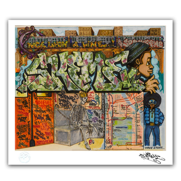 SKEME - "Once Upon a Line" Print