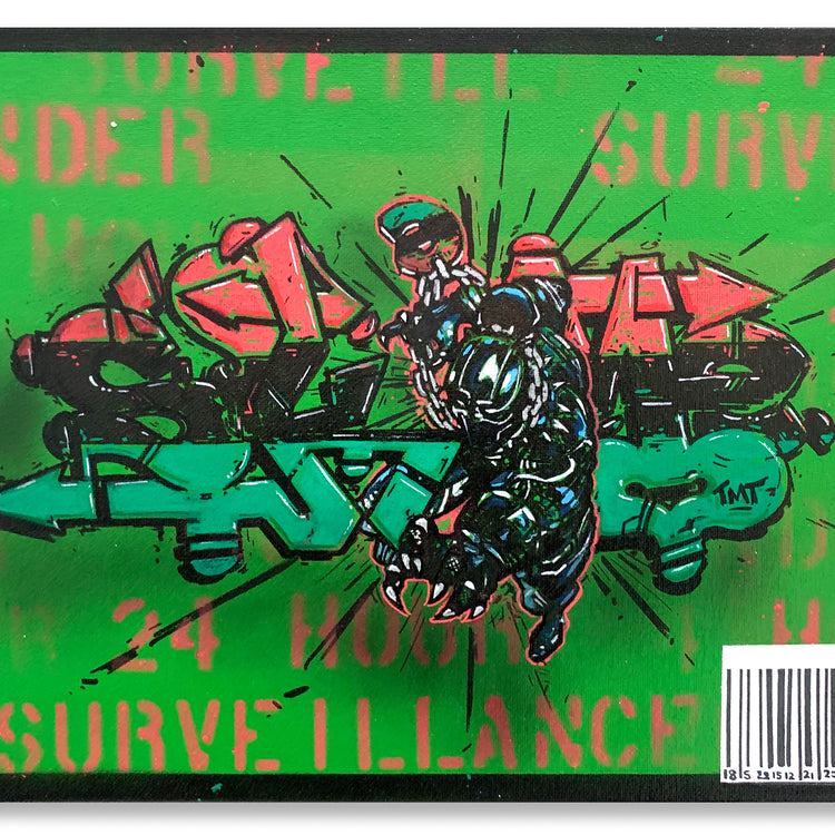 SKEME - "Under Surveillance" Painting