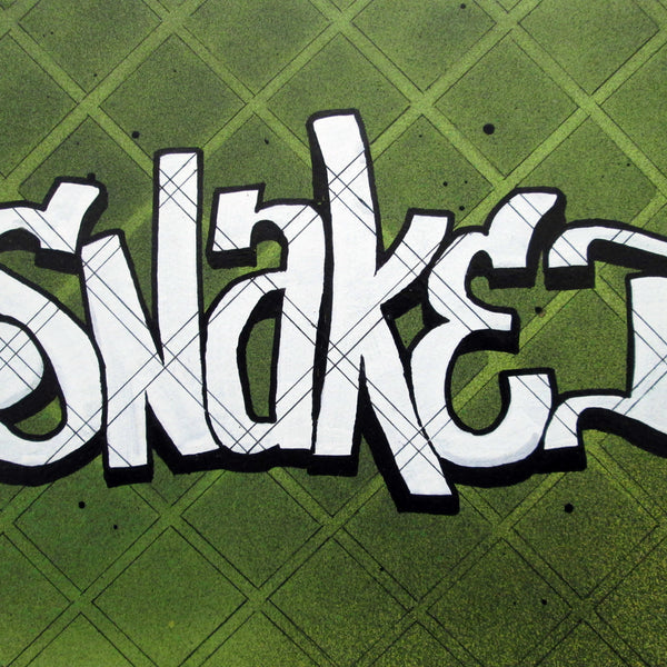 SNAKE 1  "Green Box Snake " Black Book Drawing