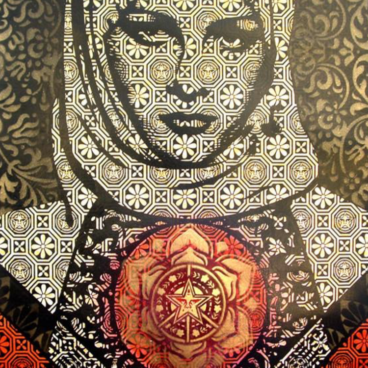 SHEPARD FAIREY - "Arab Woman Reworked"