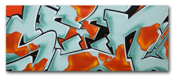 GRAFFITI ARTIST SEEN -  "SEEN 6"  Painting on Canvas
