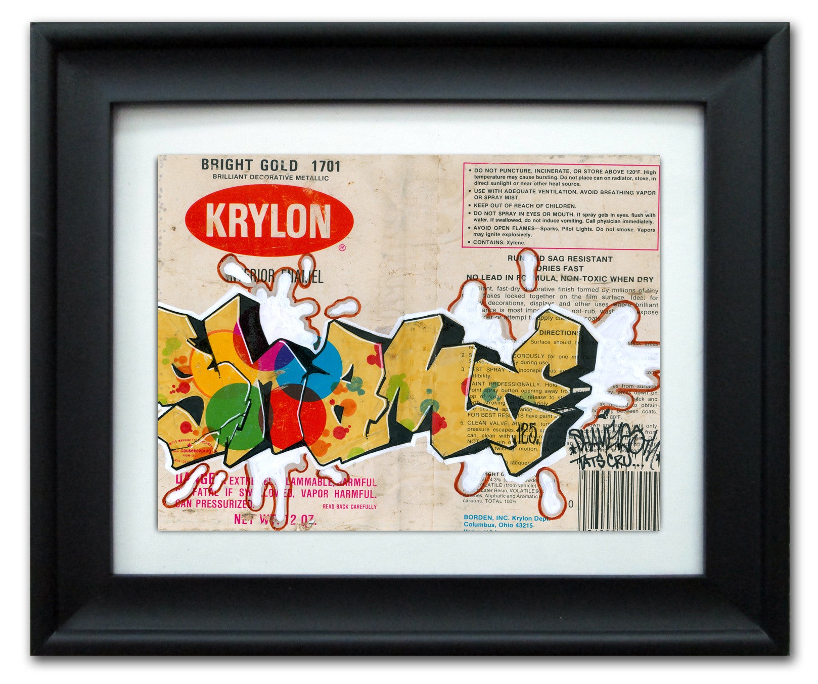 SHAME 125 - "Krylon" Vintage Label