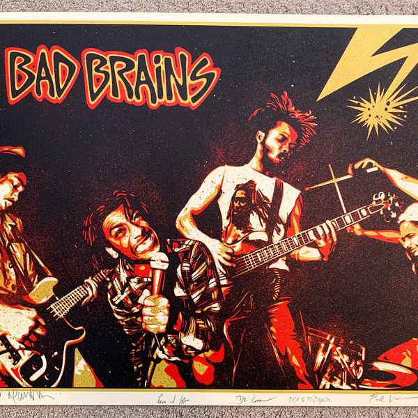 SHEPARD FAIREY - "Bad Brains" Print