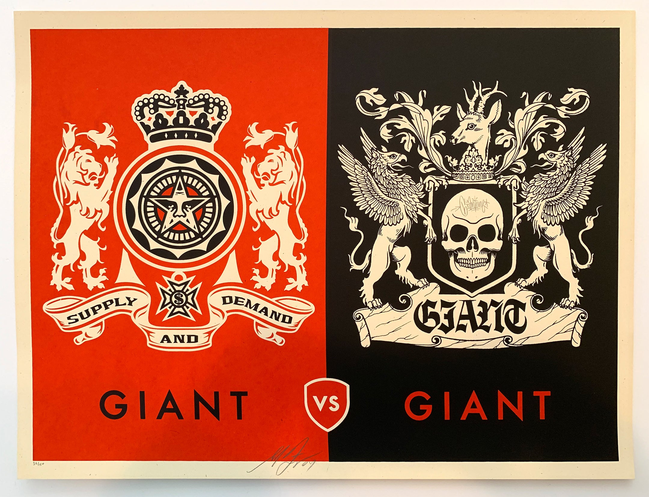 OBEY X Mike Giant -"Giant vs. Giant"