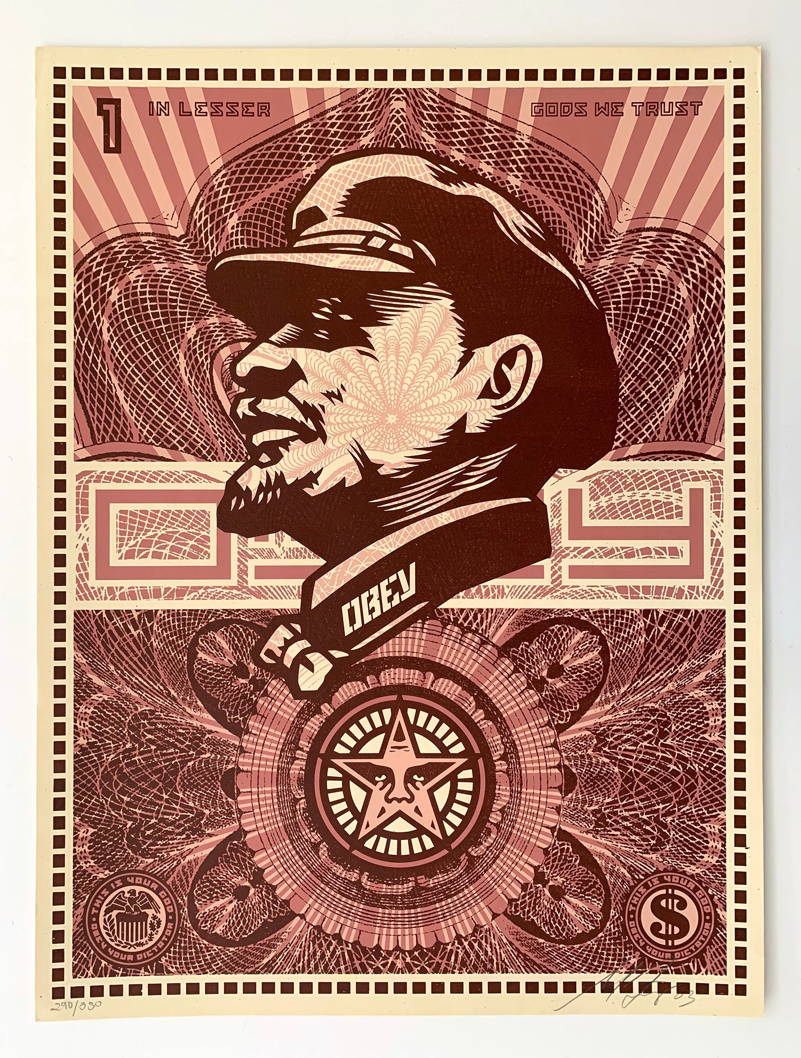 SHEPARD FAIREY - "Lenin Money" Print