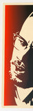 SHEPARD FAIREY - "Malcom X Red" Print