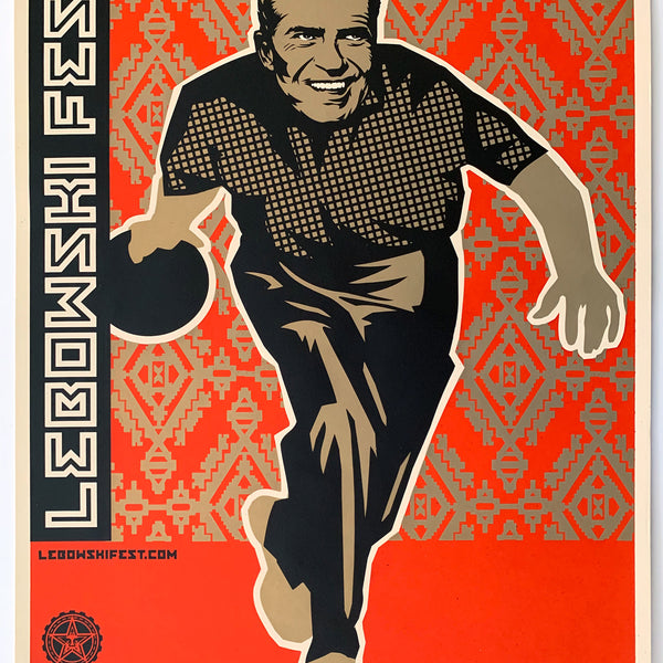 SHEPARD FAIREY - "Lebowski Fest" Print
