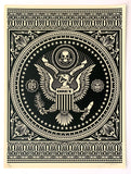 SHEPARD FAIREY - "Presidential Seal Blk" Print