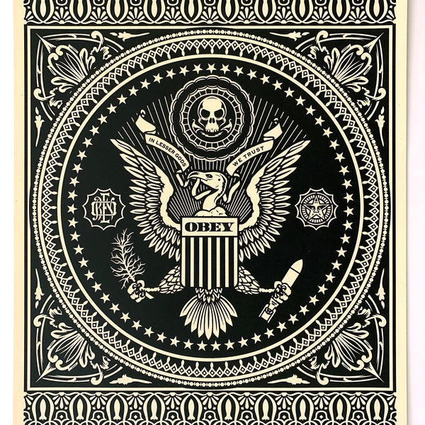 SHEPARD FAIREY - "Presidential Seal Blk" Print