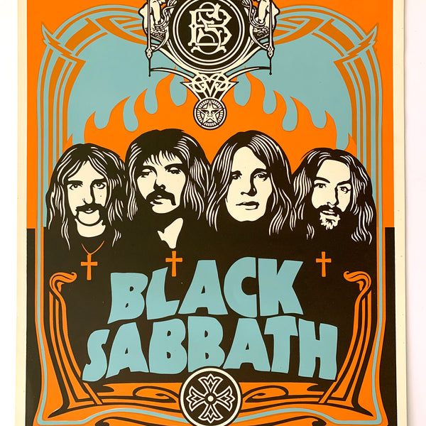 SHEPARD FAIREY - "Black Sabbath" Print
