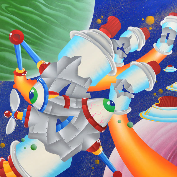 SEEN - "Space Station #6" Painting