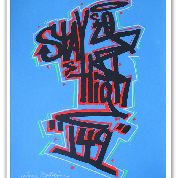 STAYHIGH 149 - "Tag (blue)" Print