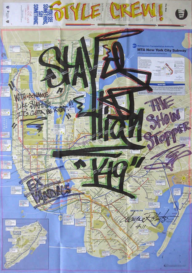 STAYHIGH 149 - "The Voice"  MTA Transit Map