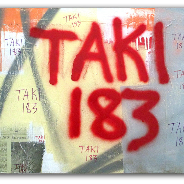 TAKI-183  "Collage 13" on canvas