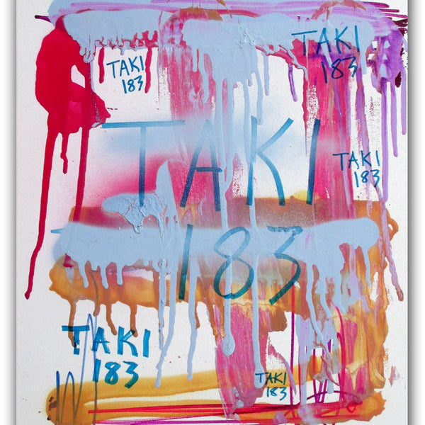 TAKI 183- "Untitled #17" On Canvas