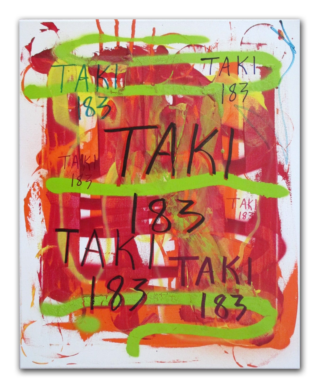 TAKI 183- "Untitled #6" On Canvas