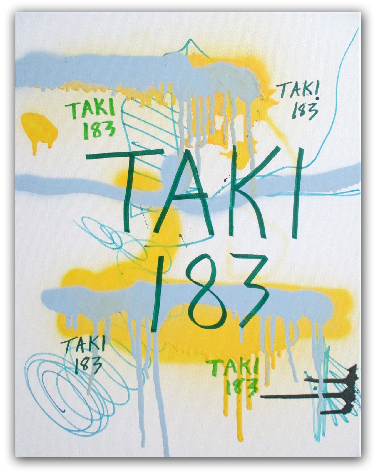 TAKI-183  "Untitled 7" on canvas