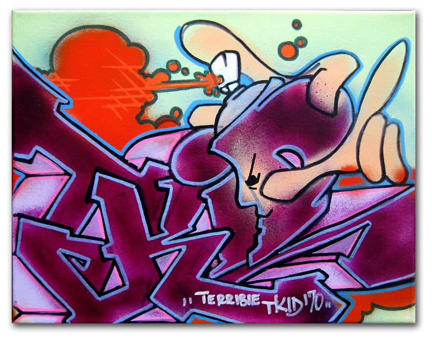 T-KID 170  -  "He Sprays Himself"