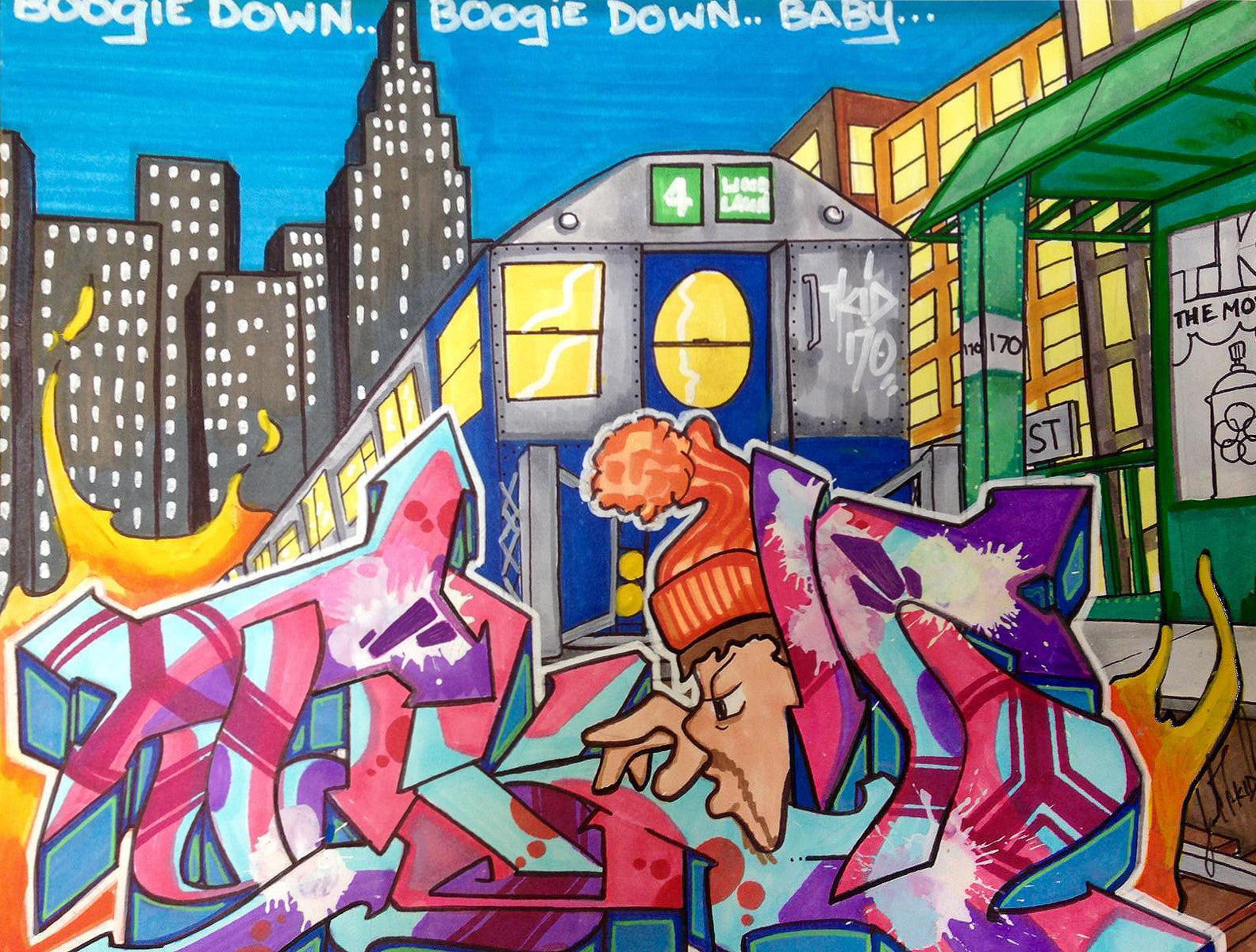 T-KID 170  - "Boogiedown"  Drawing